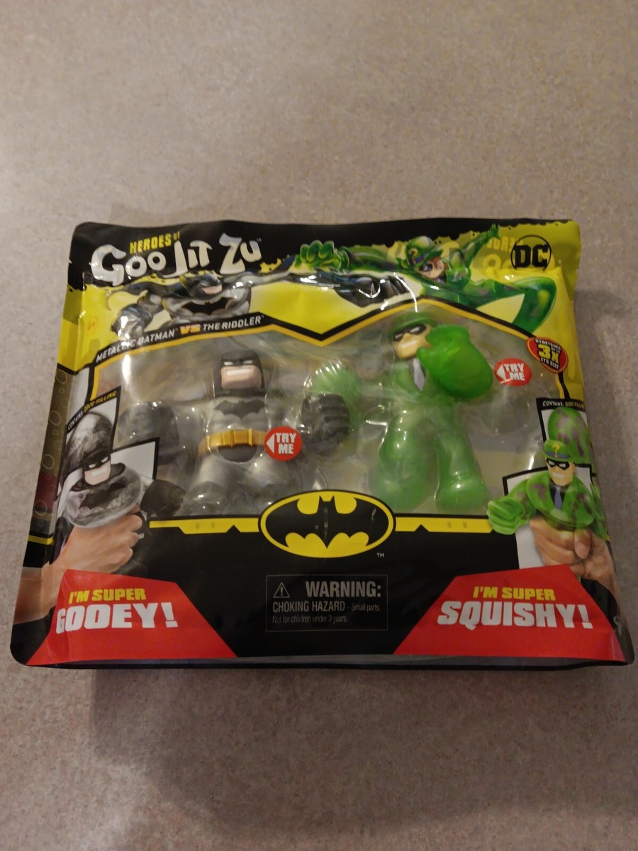 The Heros Goo Jit Zu Metallic Batman vs The Riddler New | eBay