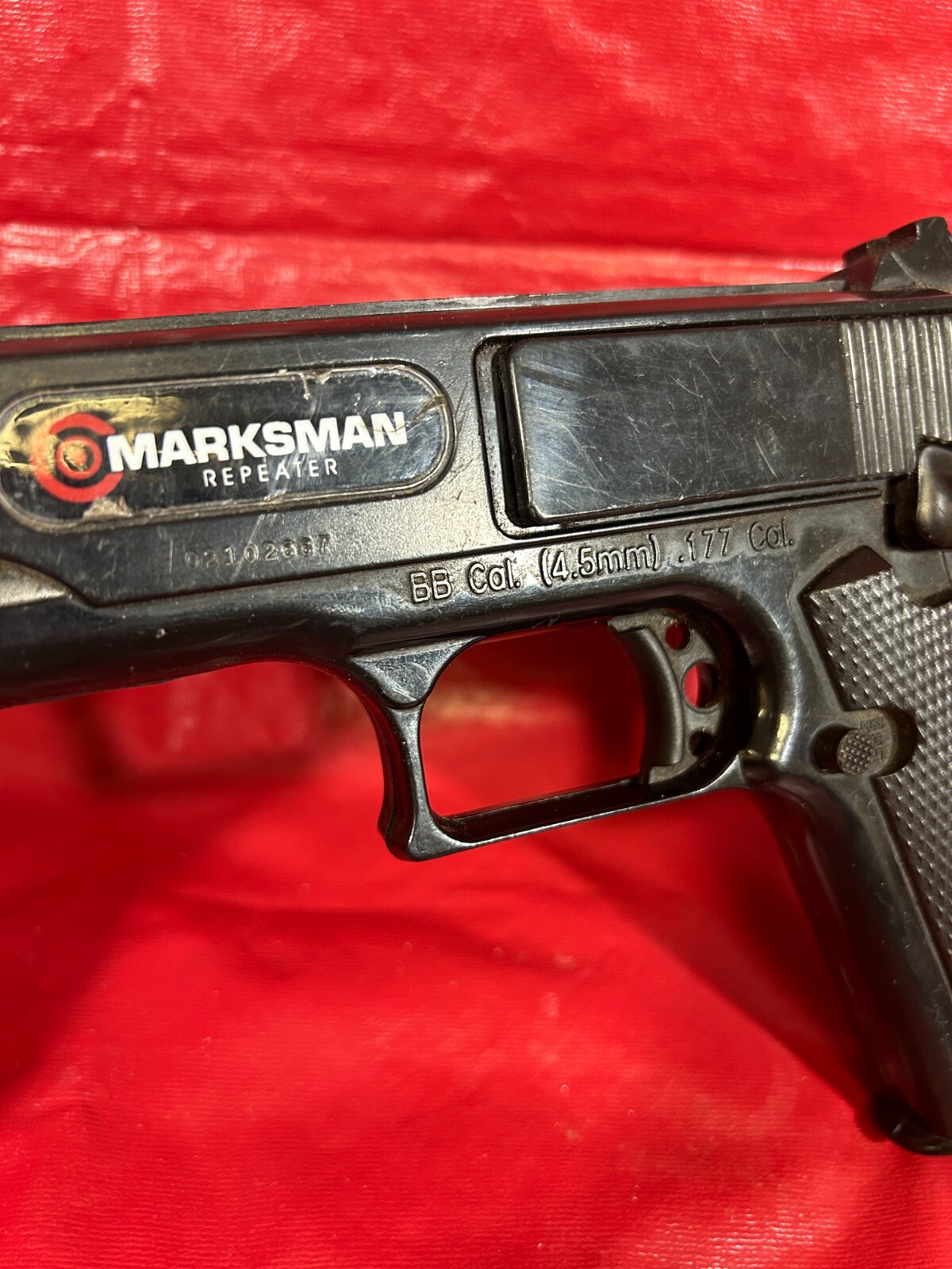 VTG. MARKSMAN PISTOL REPEATER .177 CAL BB PELLET AIR GUN 1911