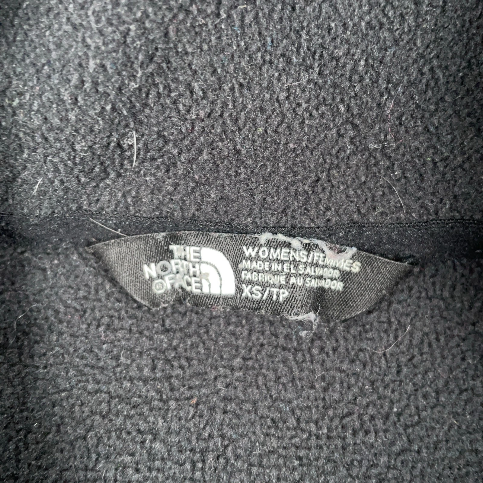 north-face fleece full zip hiking outdoor running jacket