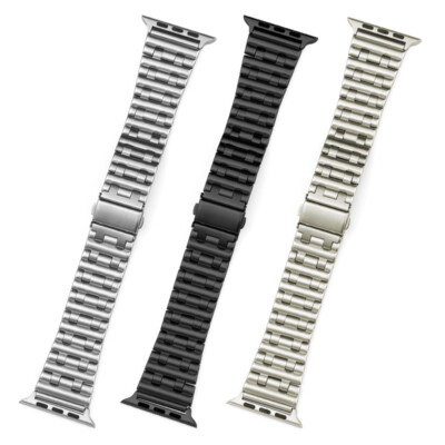 Ocean Band Stainless Steel Metal Strap For Apple Watch Ultra/SE/Series 1-11 49mm