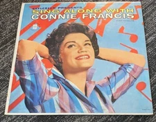 CONNIE FRANCIS - BRYLCREEM PRESENTS SING ALONG WITH-Cat 2004-Mati-Mor-Vinyl LP