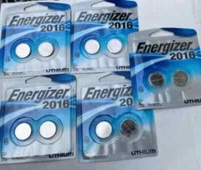 10 Energizer Lithium2016 Coin Watch/Electronic coin Battery 2016