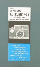 ARGUS AUTRONIC 35 SALES BROCHURE/33111