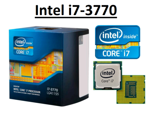 Procesador Intel Core i7-3770 SR0PK cuatro núcleos 3,4 GHz, zócalo LGA1155, CPU 77W - Imagen 1 de 3