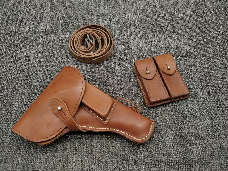 Original 1980 Surplus Chinese Army Type 54 TT Tokarev Pistol Leather Holster