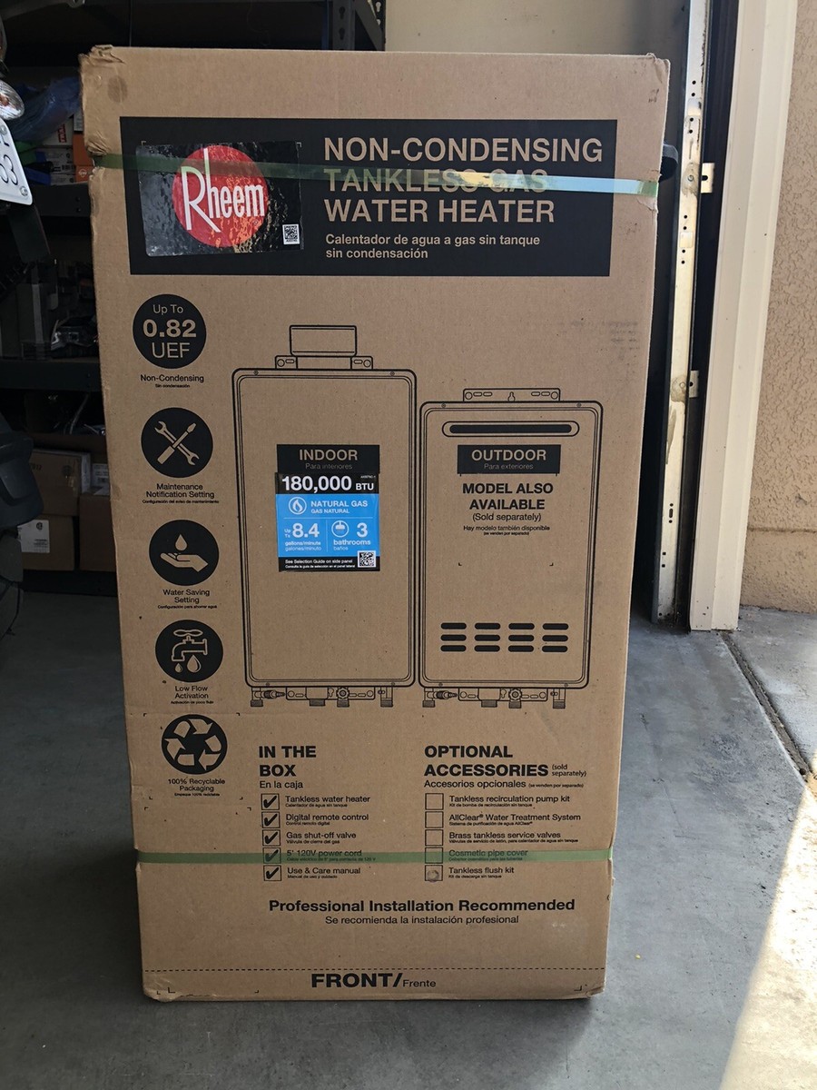 Rheem Rtg-84Dvln-1 Gas Tankless Water Heater | eBay