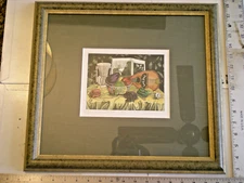 Sherrie Wolf Framed Etching Still Life With Fruit 2 Edition 106/200