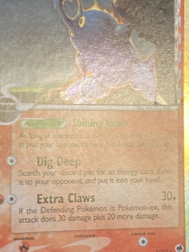 Heracross Delta Species Pokémon EX Dragon Frontiers 3/101 LP - Picture 8 of 12