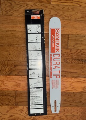 OLD Nos chainsaw bar Sandvik Windsor 214063 21