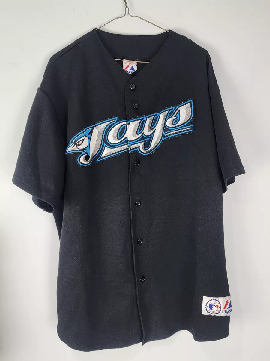 Majestic MLB Toronto Blue Jays Black Jersey Adult XXL