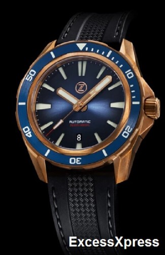 New Zelos SWORDFISH BRONZE 300M DIVER 