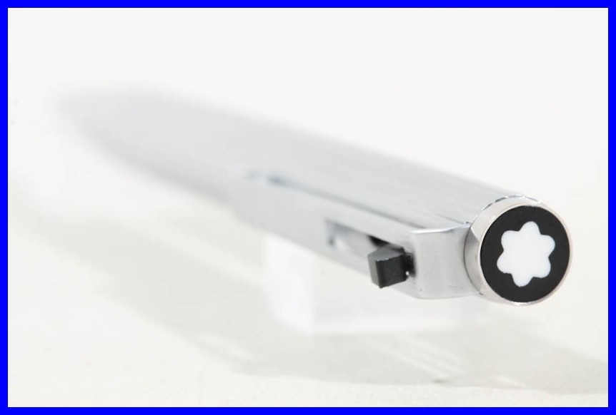 Montblanc 7827 Ball Pix Chrome Plated Chased Finish 1970s Ballpoint Pen-image