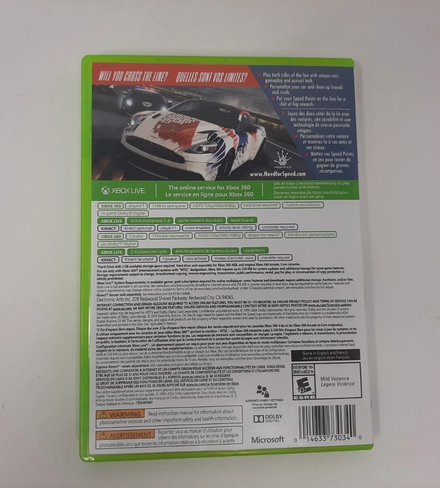 Need for Speed: Rivals - Microsoft Xbox 360, 2013- VERY GOOD - Image 2 of 4