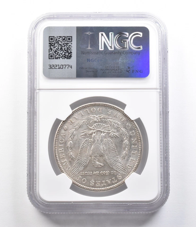 1902 Morgan Silver Dollar MS61 NGC *2547 - Image 2 of 3