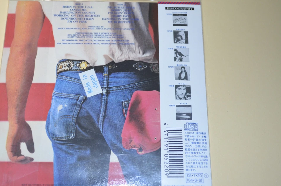 Bruce Springsteen - Born In The U.S.A / Sony 2008 / Album Replica / Japan-CD - Bild 2 von 2