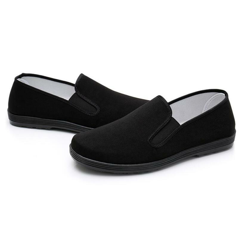 Mens Tai Chi Kung Fu Shoes Bruce Lee Martial Arts Trainers Canvas