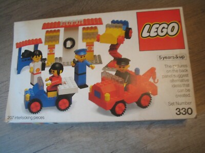 Vintage Lego Gas Station Late 70's Lego Set Number 330 In Original