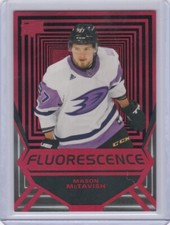 2021-22 UD Series 2 Hockey MASON McTAVISH ROOKIE Fluorescence RED FL-2  Ducks 
