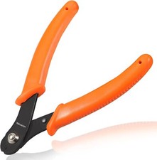 5-Inch Memory Wire Cutters for Jewelry Making Small, Orange