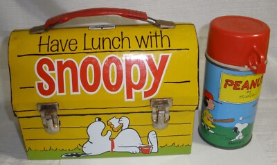snoopy lunch box 1968