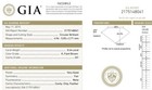 GIA Certified 14k white gold .86ct round faint brown diamond martini earrrings — photo 7