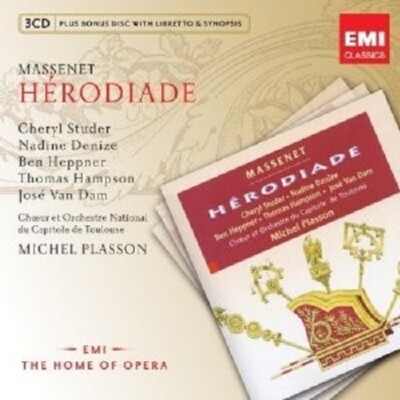 PLASSON/STUDER/HEPPNER/HAMPSON ''HERODIADE'' 3 CD+CD-ROM NEU
