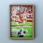 NFL San Francisco 49ers Christian McCaffrey Original Painting on 12x16 Canvas — photo 2