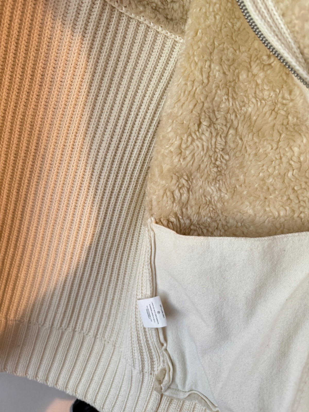 Armani Exchange Women’s Beige Sweater/Jacket size S image 7