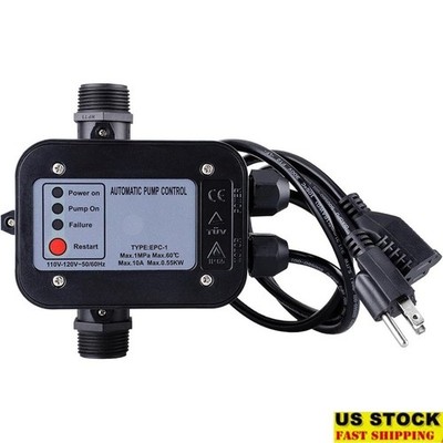 Automatic Pressure Switch Water Pump Control System W/ Emergency Protection New