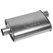 Walker Exhaust Muffler Super Turbo 2 14 Inlet2 14 Outlet Steel Ea