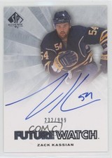 2011-12 SP Authentic Auto Future Watch 232/999 Zack Kassian #279 Auto av1