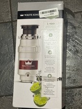 Waste King 1/2 HP Garbage Disposal with Power Cord for Kitchen Sink Food Waste