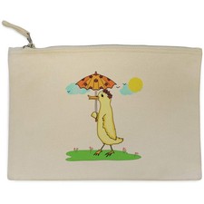 Canvas-Clutch/Zubehörkoffer "Ente Walking In The Sunshine" (CL00042735)