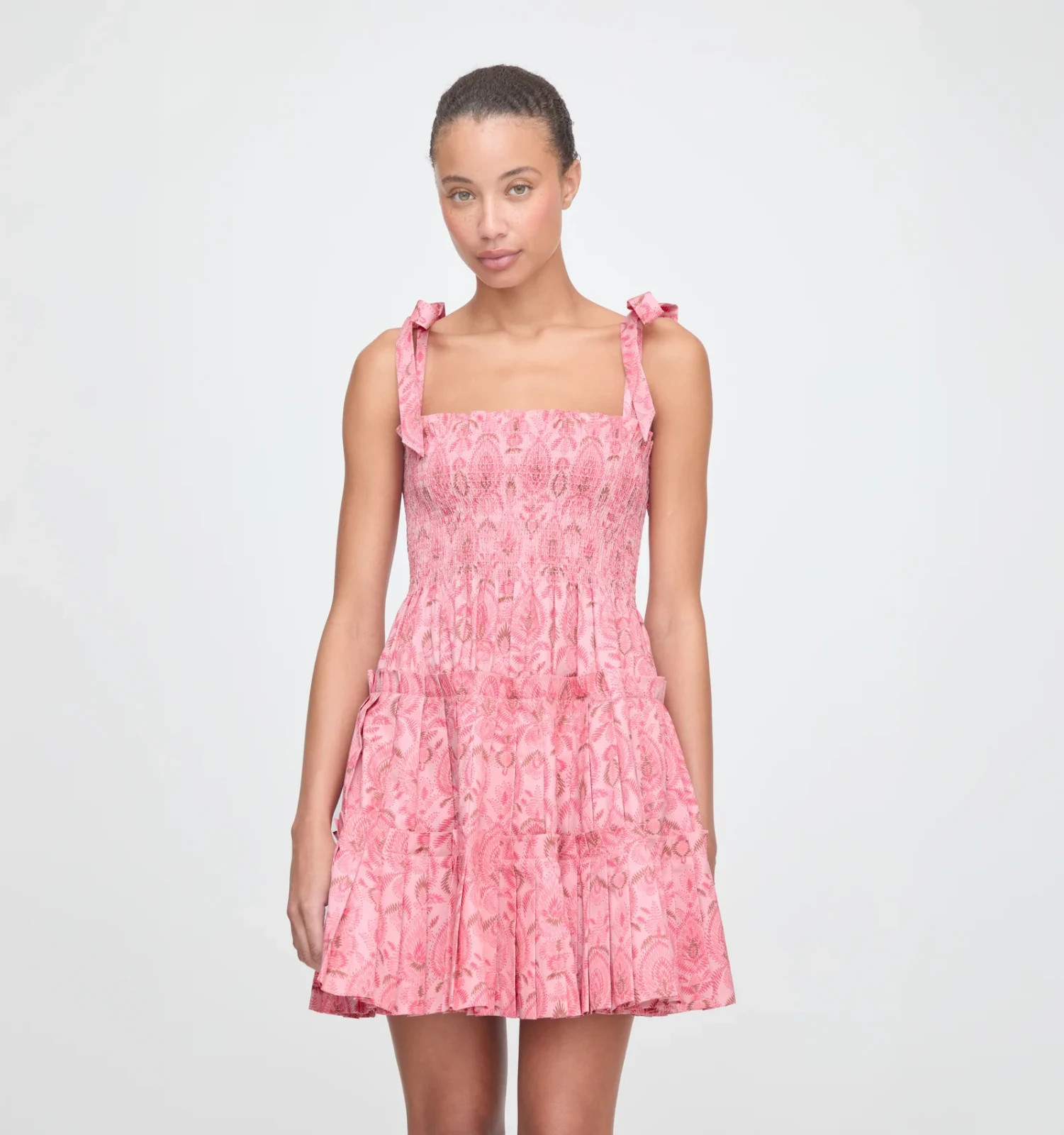 Hill House Home Ribbon Charlotte Nap Dress Pink Medium Romantic Cottagecore