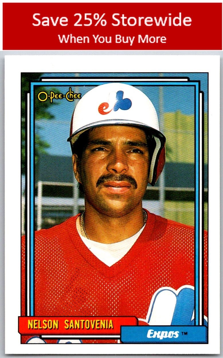 Nelson Santovenia 1992 O-Pee-Chee #732 Montreal Expos