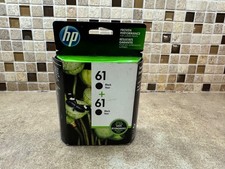 HP 61 Black Genuine Ink Twin 2 Pack CZ073FN Option 140