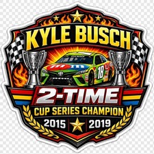 2015 2019 Kyle Busch 2-Time Cup Series Champi...