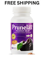 Prunelax Ciruelax Laxative Tablets Natural Senna 100ct Vegan Gluten-Free Relief