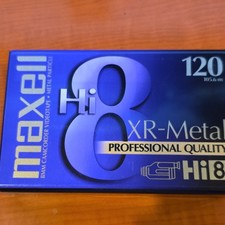 Maxell XR-M Hi8 8mm Camcorder Videotape Metal Particle Professional