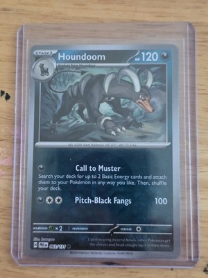 Houndoom 63/131 Pokémon TCG S&V Prismatic Evolutions Masterball Common Holo NM
