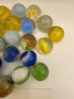 Vintage Mixed Glass Marbles Estate Collection Lot of 25 As Found Swirls Auction — photo 4