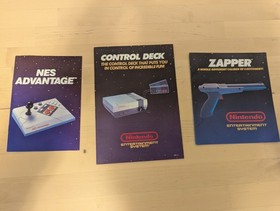 .99! NES Bundle Tested Working Zapper Duck Hunt Controllers Manuals Advantage
