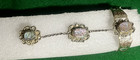 Vintage Navajo Silver Tone Ring/Bracelet Abalone Shell Slave Bracelet Pre-owne — photo 3