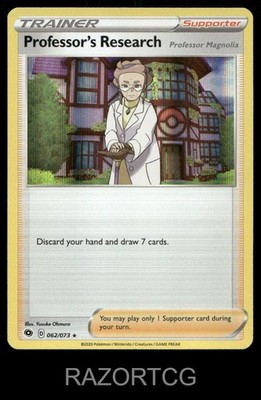 PROFESSOR'S RESEARCH (PROFESSOR MAGNOLIA) 062/073 CHAMPION'S PATH POKEMON LP