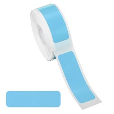 1.6x0.5" Thermal Label Stickers Print Paper, 160 Tape/Roll Blue