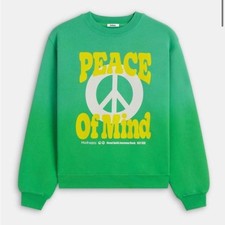 Madhappy XS Piece of Mind Emerald Green Long Sleeve Sweater EXTRA SMALL