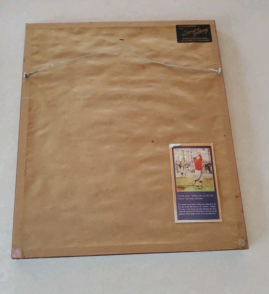 Golf ilustrado vintage septiembre 1992 profesionalmente enmarcado y mate Foto 2 de 4