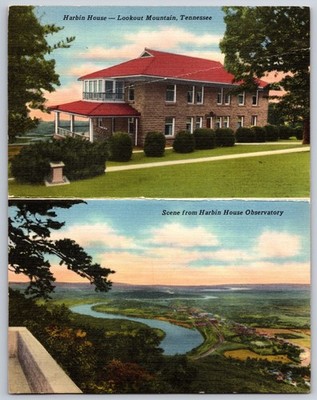 Tennessee Oversize Postcard (Folded in the Middle) Harbin House Observatory USA