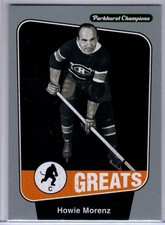 2024-25 Parkhurst Champions Howie Morenz Silver Greats Card # 285