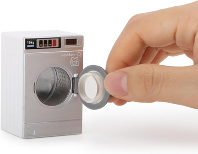 #ad Dollhouse Miniature Washing Machine 1:12 Furniture Appliance Model Laundry... $13.35